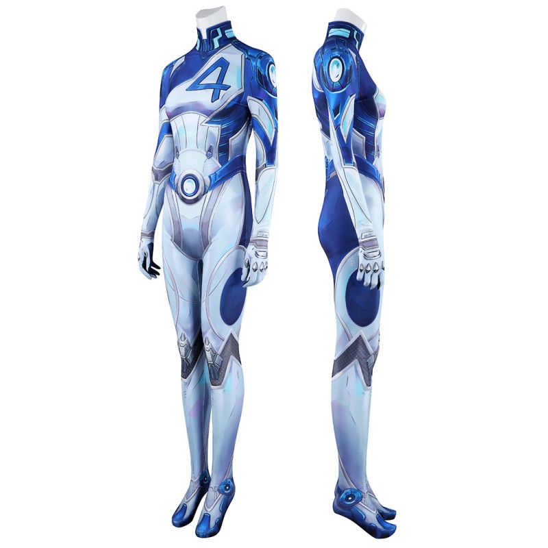Marvel Rivals Jumpsuit The Fantastic 4 First Steps Invisible Woman Cosplay Costume