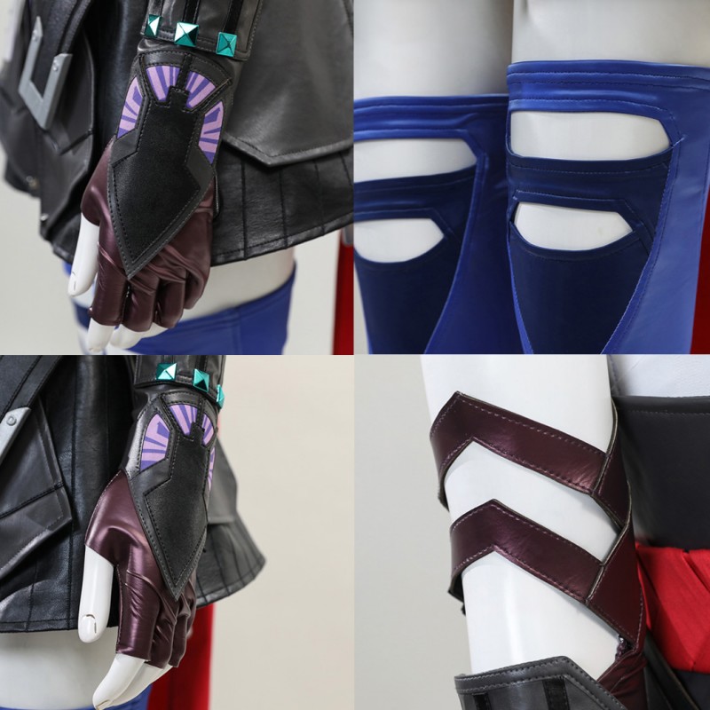 Psylocke Cosplay Costume Marvel Rivals Halloween Suit Women Outfit