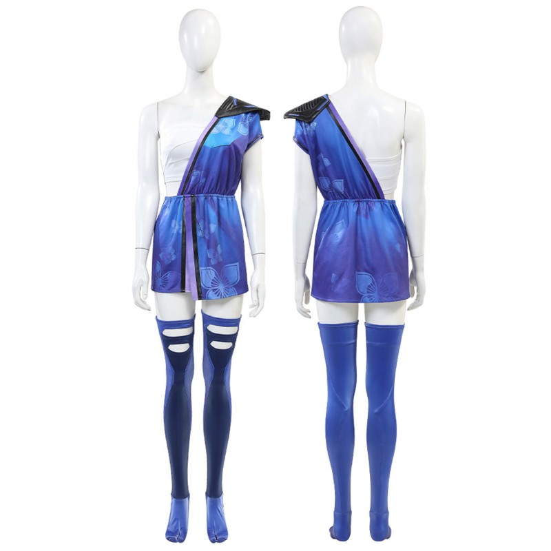 Psylocke Cosplay Costume Marvel Rivals Halloween Suit Women Outfit