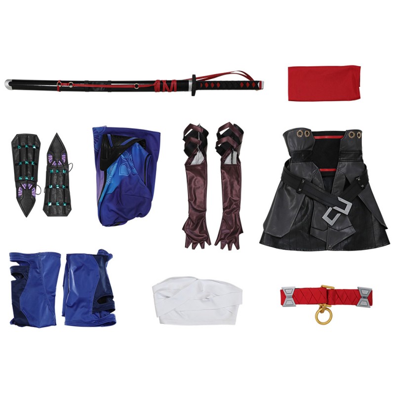 Psylocke Cosplay Costume Marvel Rivals Halloween Suit Women Outfit