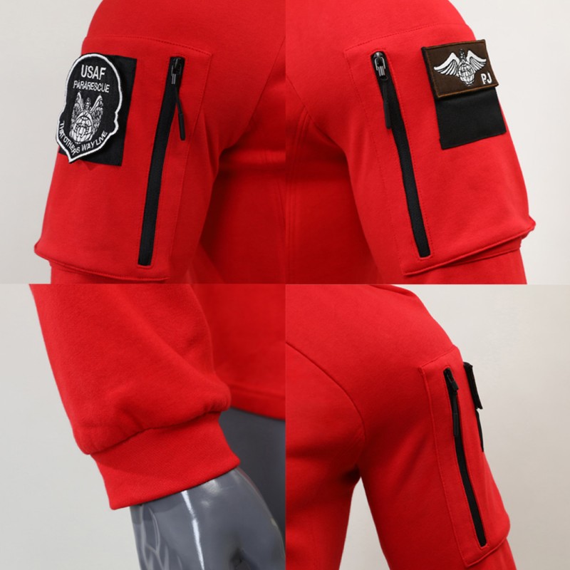 Sam Wilson Hoodie Captain America Brave New World Cosplay Costume Red Suit