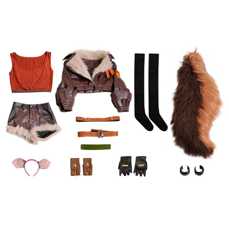 Squirrel Girl Costume Marvel Rivals Cosplay Suit Women Halloween Outfit