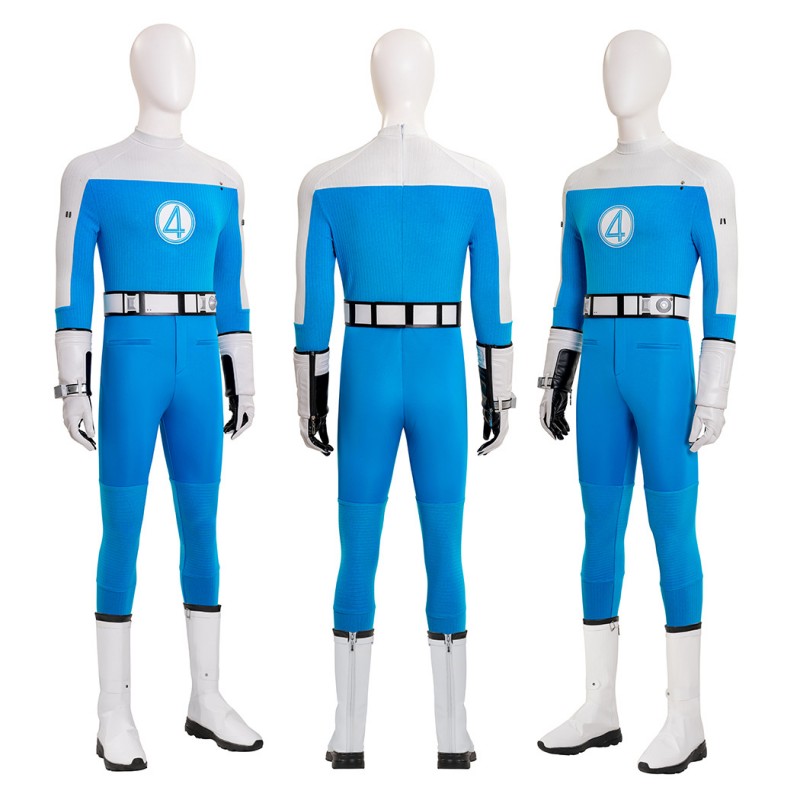Fantastic Four Human Torch Cosplay Costume Johnny Storm Halloween Suit