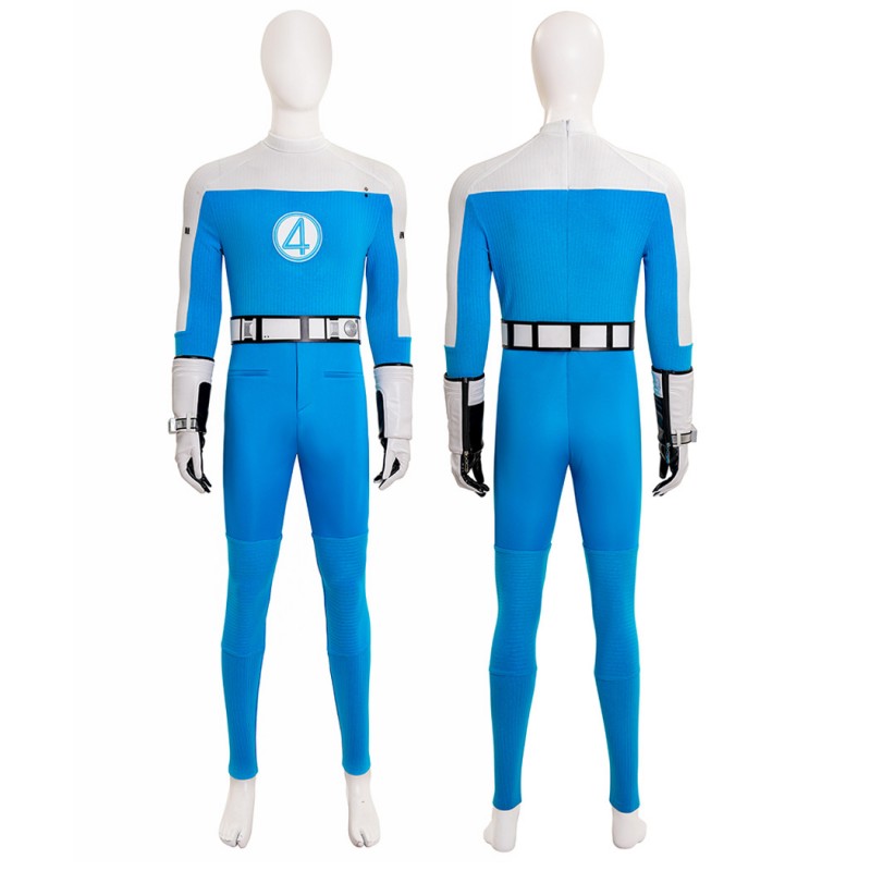 Fantastic Four Human Torch Cosplay Costume Johnny Storm Halloween Suit