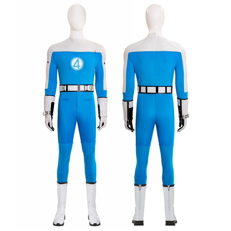 Fantastic Four Human Torch Cosplay Costume Johnny Storm Halloween Suit