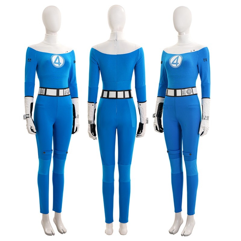 Susan Storm Halloween Suit Fantastic Four Invisible Woman Cosplay Costume