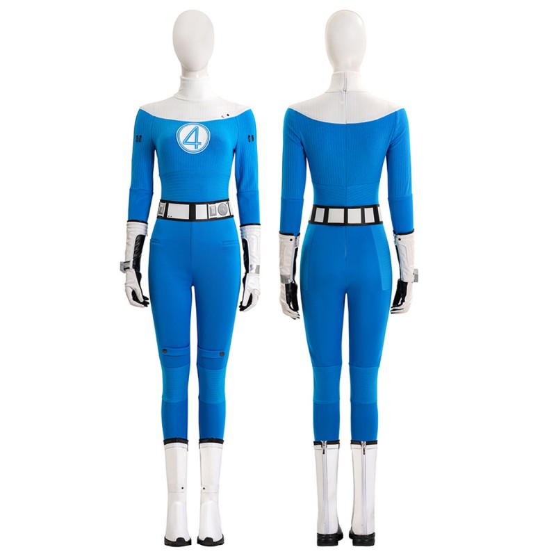 Susan Storm Halloween Suit Fantastic Four Invisible Woman Cosplay Costume
