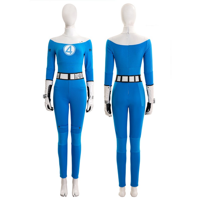 Susan Storm Halloween Suit Fantastic Four Invisible Woman Cosplay Costume
