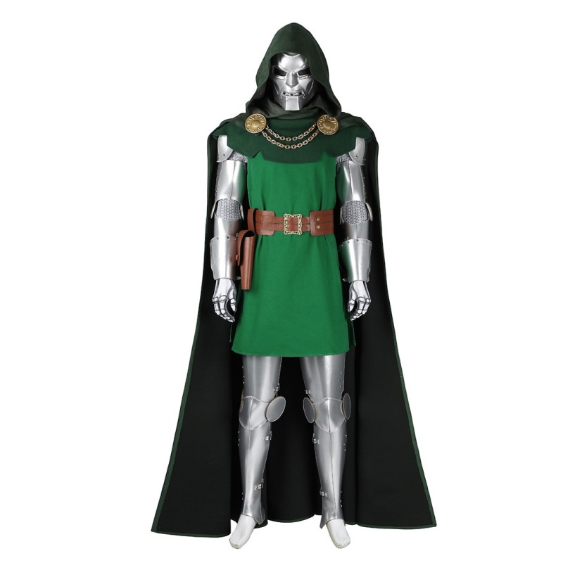 Victor von Doom Costume Fantastic Four Doctor Doom Cosplay Suit Classic Halloween Outfit