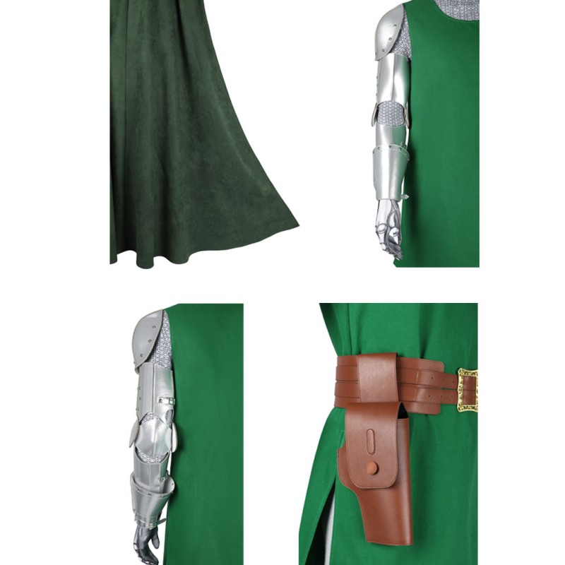 Victor von Doom Costume Fantastic Four Doctor Doom Cosplay Suit Classic Halloween Outfit