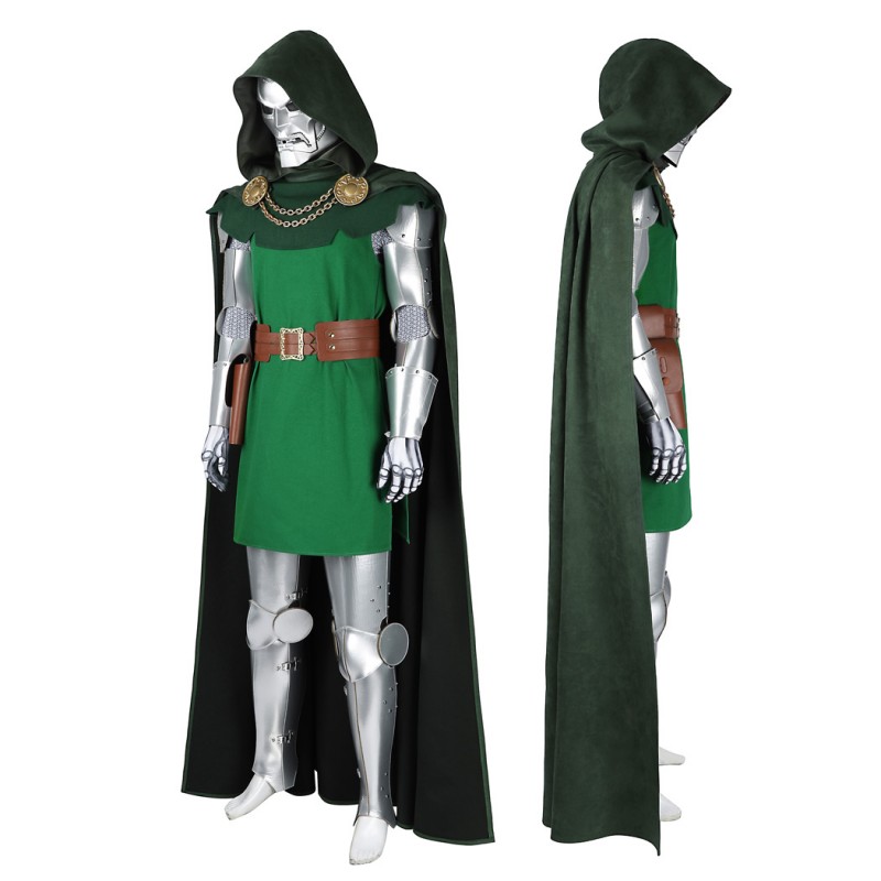 Victor von Doom Costume Fantastic Four Doctor Doom Cosplay Suit Classic Halloween Outfit