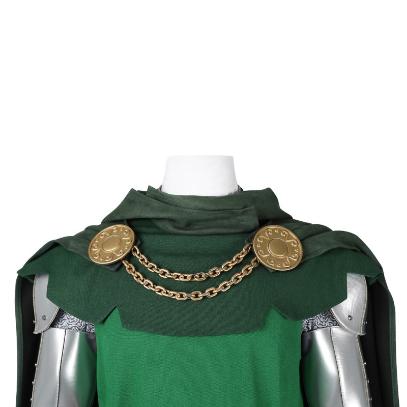 Victor von Doom Costume Fantastic Four Doctor Doom Cosplay Suit Classic Halloween Outfit