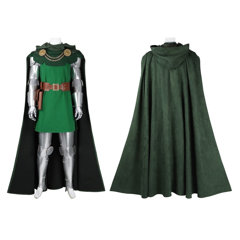 Victor von Doom Costume Fantastic Four Doctor Doom Cosplay Suit Classic Halloween Outfit