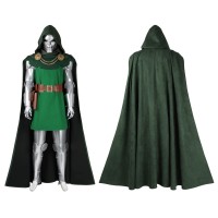 Victor von Doom Costume Fantastic Four Doctor Doom Cosplay Suit Classic Halloween Outfit