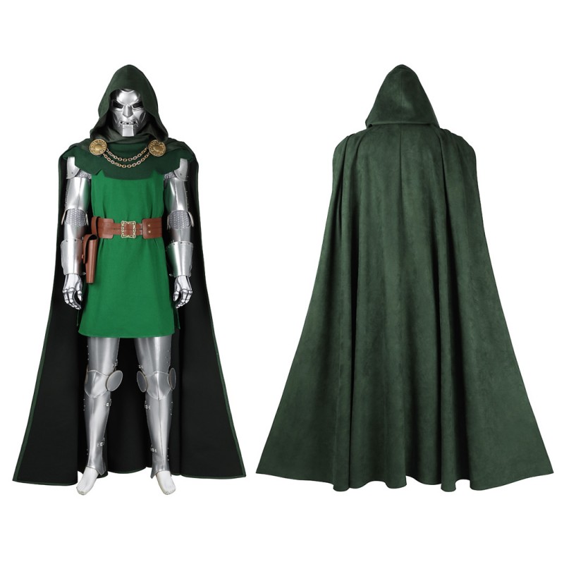 Victor von Doom Costume Fantastic Four Doctor Doom Cosplay Suit Classic Halloween Outfit