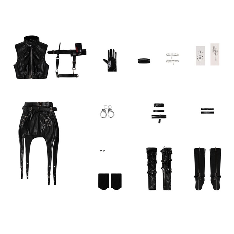 Love and Deepspace Women Costume Nightly Rendezvous Cosplay Suit Halloween Party