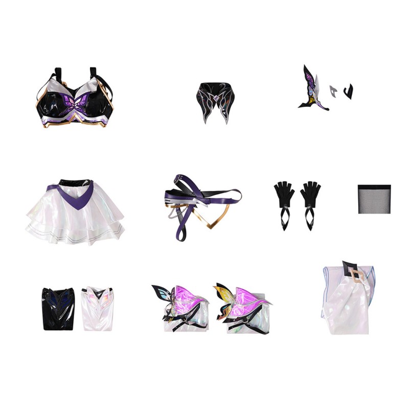 Honor of Kings A Ke Cosplay Costume Game Women Halloween Suit
