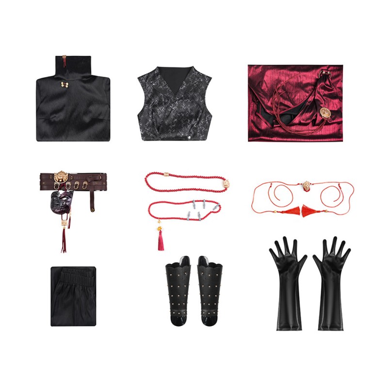 Where Winds Meet Three Watches Day Cosplay Costume Women Halloween Suit