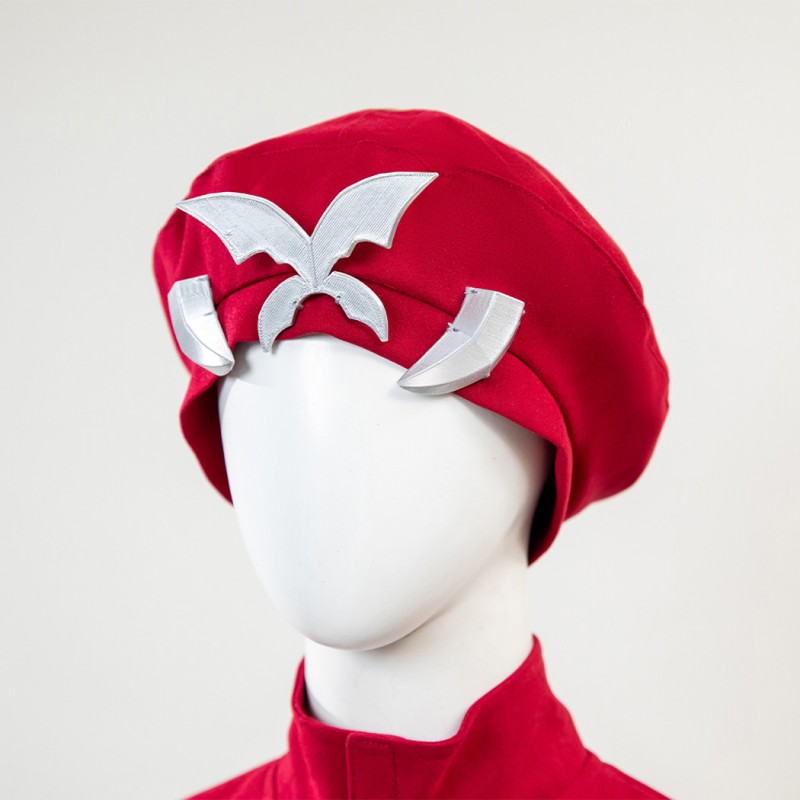 Marvel Rivals Psylocke Cosplay Costume Women Halloween Suit Red Hat