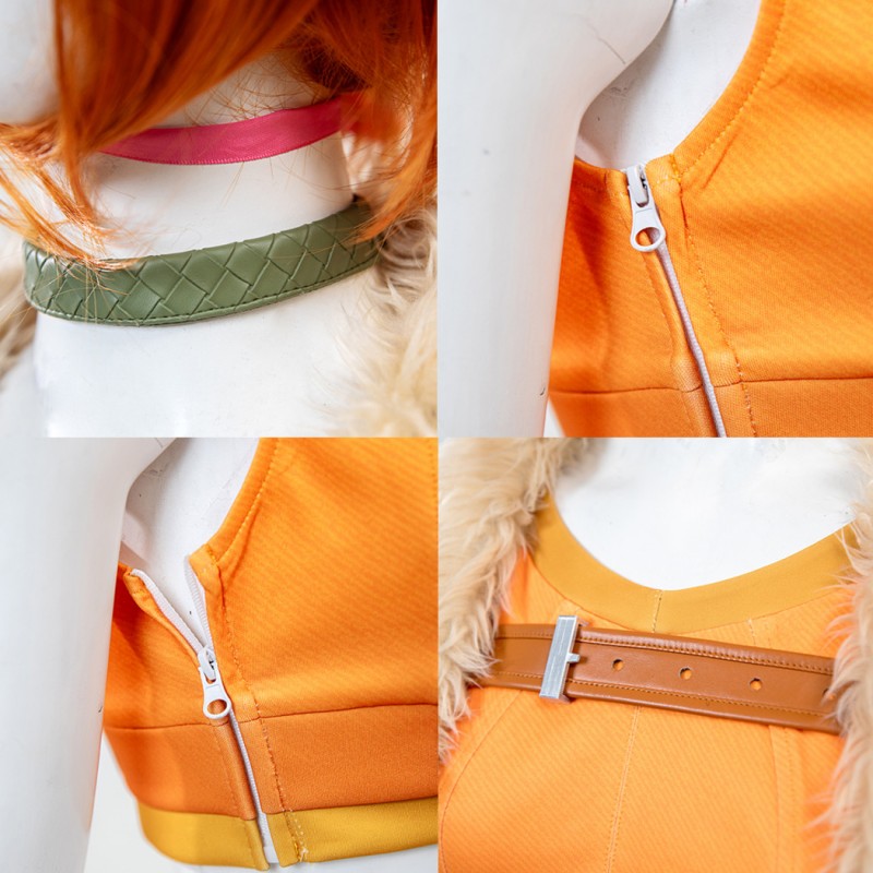 Marvel Rivals Squirrel Girl Cosplay Costume Doreen Green Halloween Suit