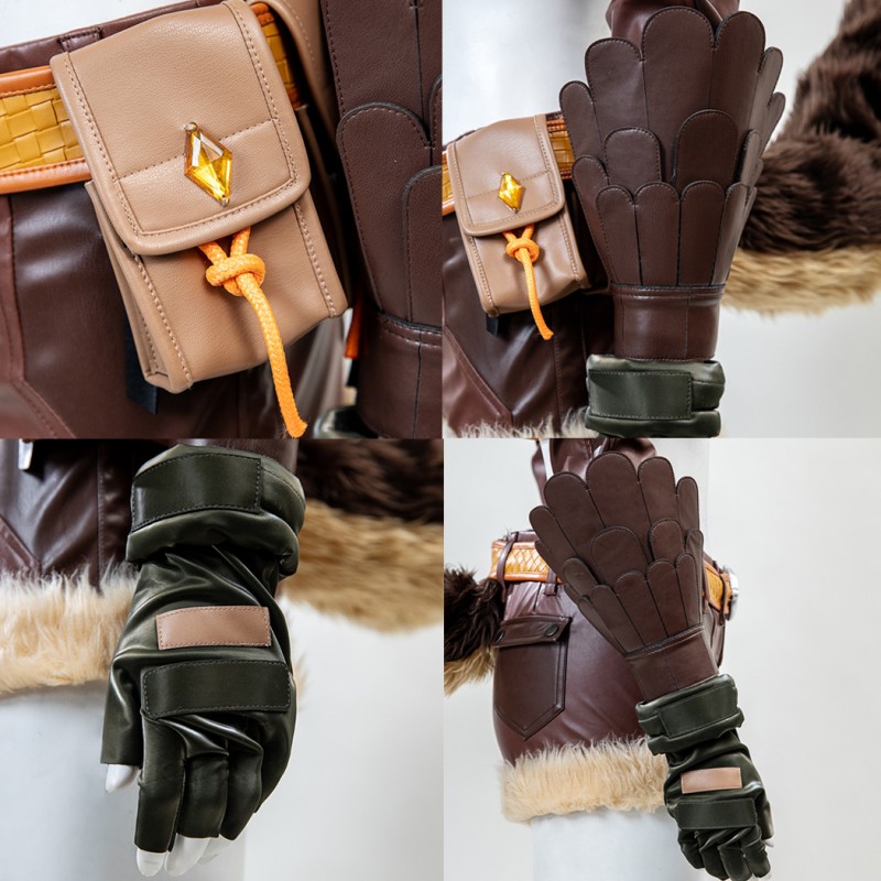 Marvel Rivals Squirrel Girl Cosplay Costume Doreen Green Halloween Suit