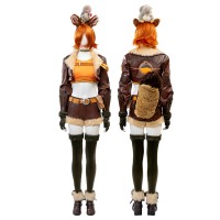 Marvel Rivals Squirrel Girl Cosplay Costume Doreen Green Halloween Suit