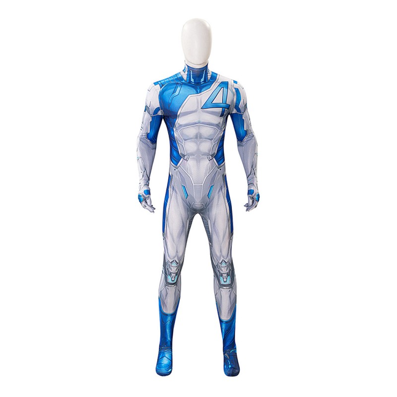 Marvel Rivals Mister Fantastic Cosplay Costume Reed Richards Halloween Suit