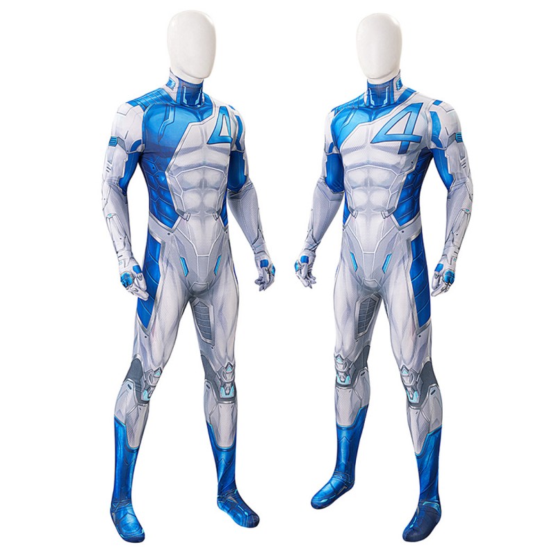 Marvel Rivals Mister Fantastic Cosplay Costume Reed Richards Halloween Suit