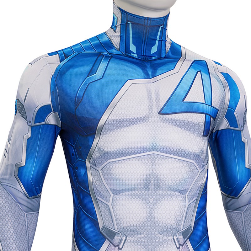 Marvel Rivals Mister Fantastic Cosplay Costume Reed Richards Halloween Suit
