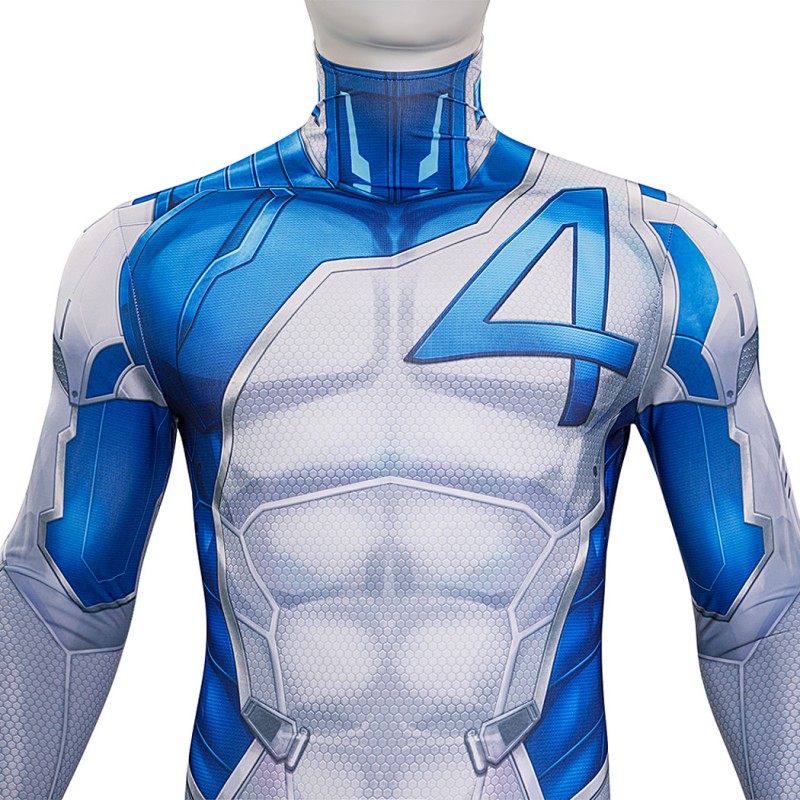 Marvel Rivals Mister Fantastic Cosplay Costume Reed Richards Halloween Suit