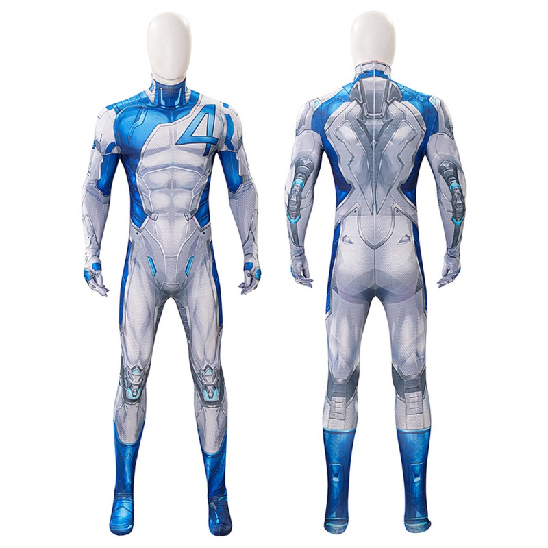 Marvel Rivals Mister Fantastic Cosplay Costume Reed Richards Halloween Suit