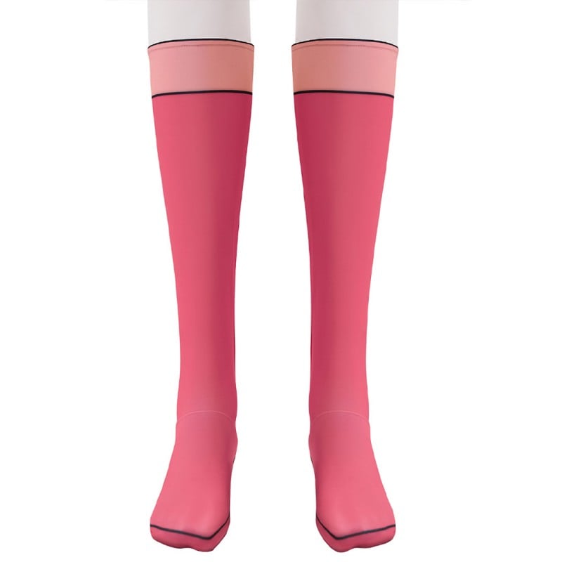 Invincible Atom Eve Jumpsuit Women Pink Cosplay Costume