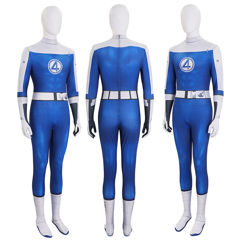 The Fantastic Four First Steps Human Torch Jumpsuit Cosplay Costume Johnny Storm Halloween Suit