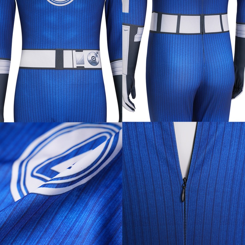 The Fantastic Four First Steps Human Torch Jumpsuit Cosplay Costume Johnny Storm Halloween Suit