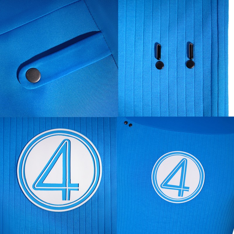 Mister Fantastic Blue Suit The Fantastic Four First Steps Reed Richards Halloween Cosplay Costumes