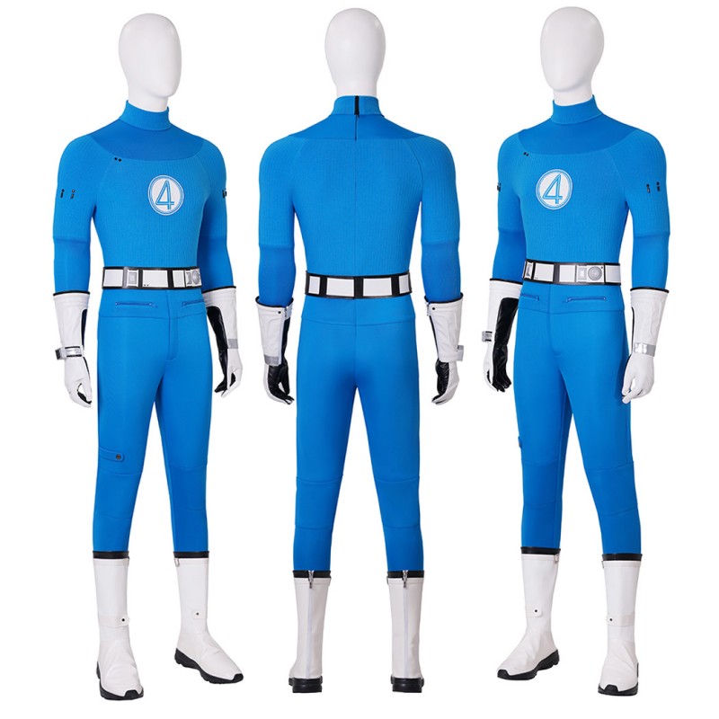 Mister Fantastic Blue Suit The Fantastic Four First Steps Reed Richards Halloween Cosplay Costumes