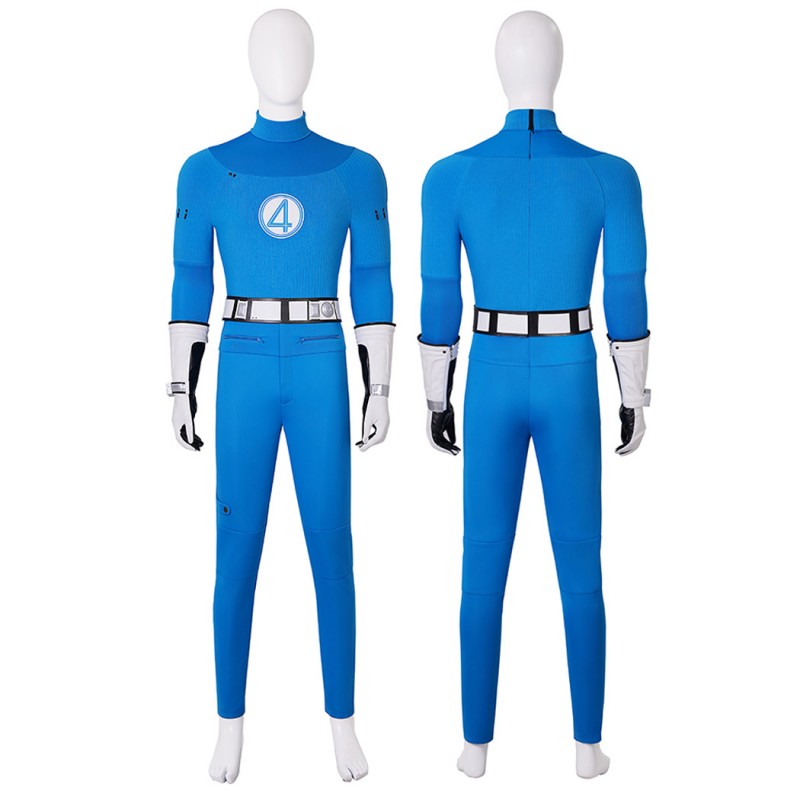 Mister Fantastic Blue Suit The Fantastic Four First Steps Reed Richards Halloween Cosplay Costumes