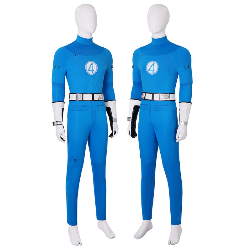 Mister Fantastic Blue Suit The Fantastic Four First Steps Reed Richards Halloween Cosplay Costumes