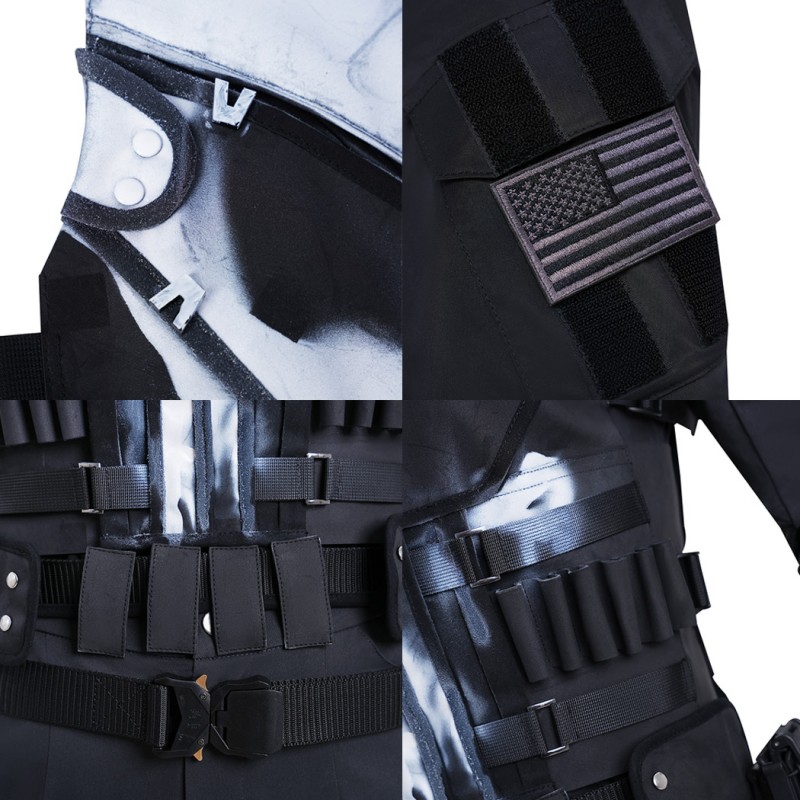 Punisher Costume Daredevil Born Again Cosplay Suit Full Set