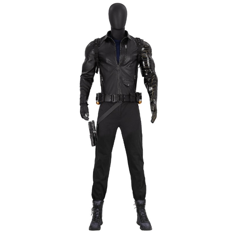 Thunderbolts Winter Soldier Costume Bucky Barnes Halloween Cosplay Suit