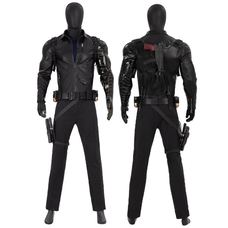 Thunderbolts Winter Soldier Costume Bucky Barnes Halloween Cosplay Suit