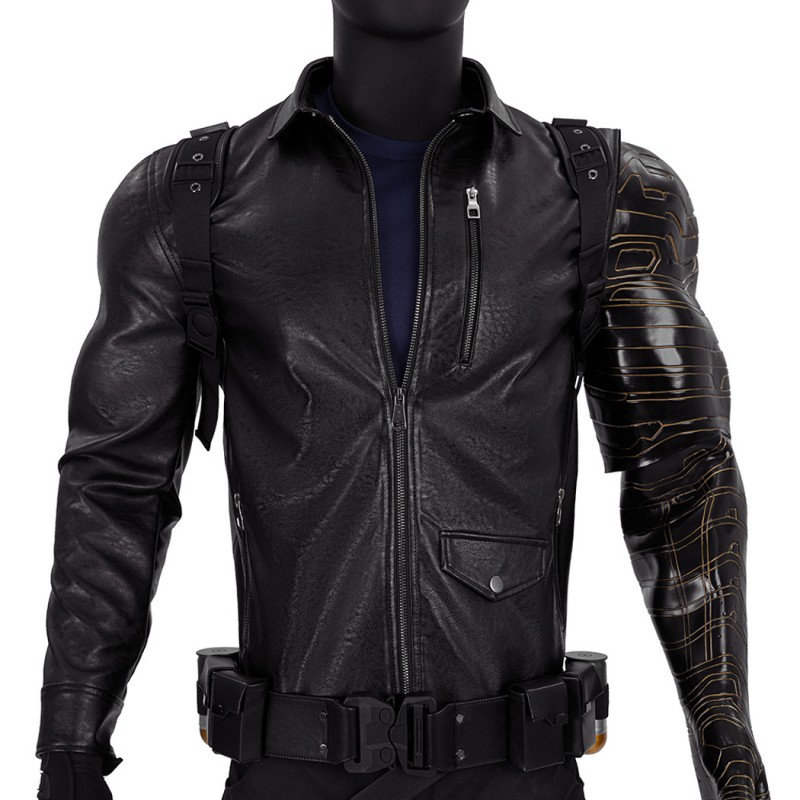 Thunderbolts Winter Soldier Costume Bucky Barnes Halloween Cosplay Suit