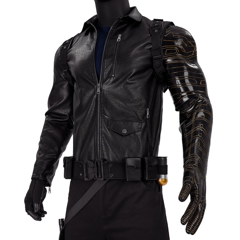 Thunderbolts Winter Soldier Costume Bucky Barnes Halloween Cosplay Suit