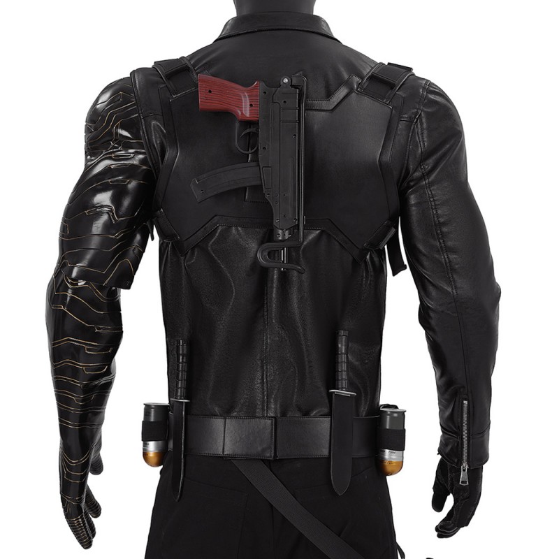 Thunderbolts Winter Soldier Costume Bucky Barnes Halloween Cosplay Suit