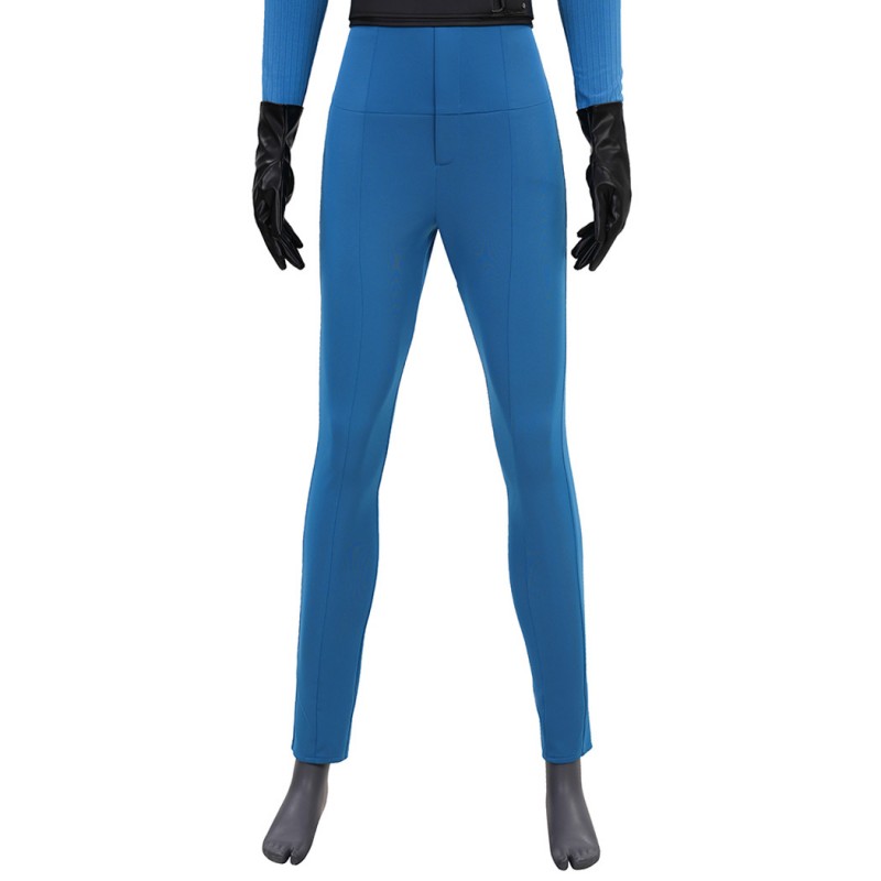 Fantastic Four Invisible Woman Classic Suit The Fantastic Four First Steps Blue Cosplay Costume