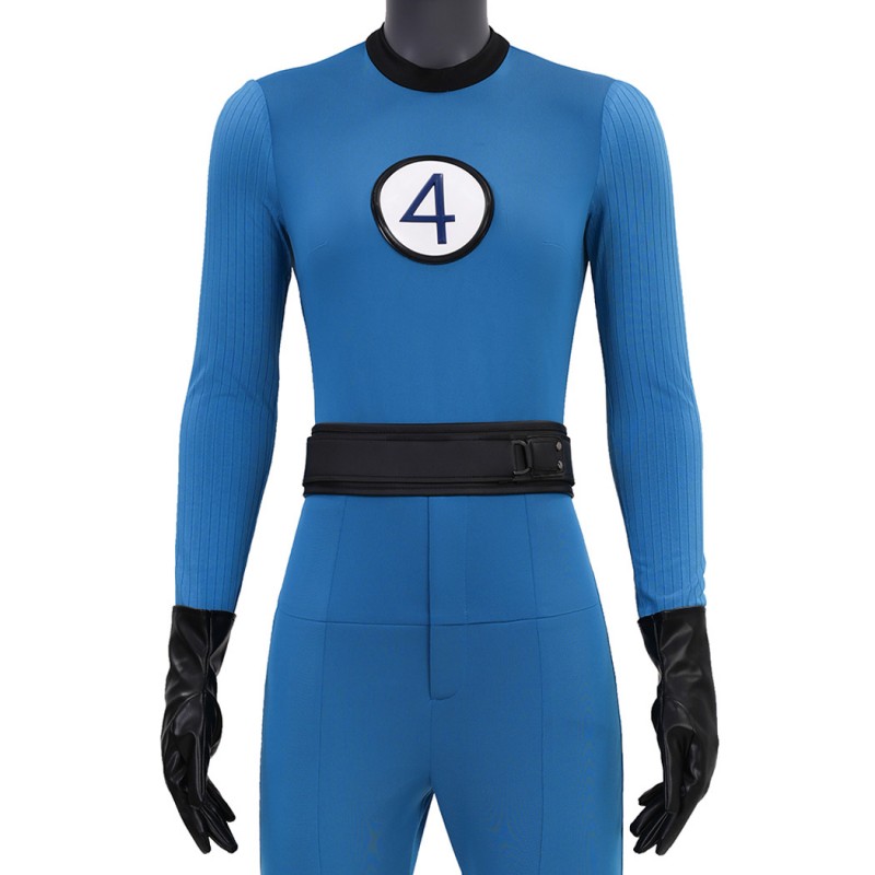 Fantastic Four Invisible Woman Classic Suit The Fantastic Four First Steps Blue Cosplay Costume