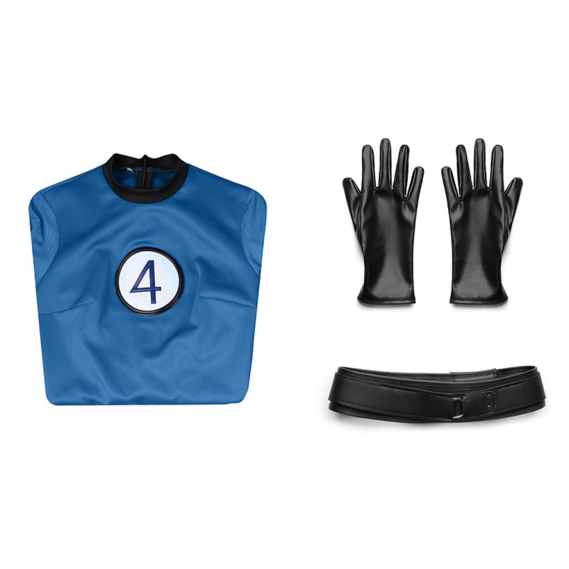 Fantastic Four Invisible Woman Classic Suit The Fantastic Four First Steps Blue Cosplay Costume