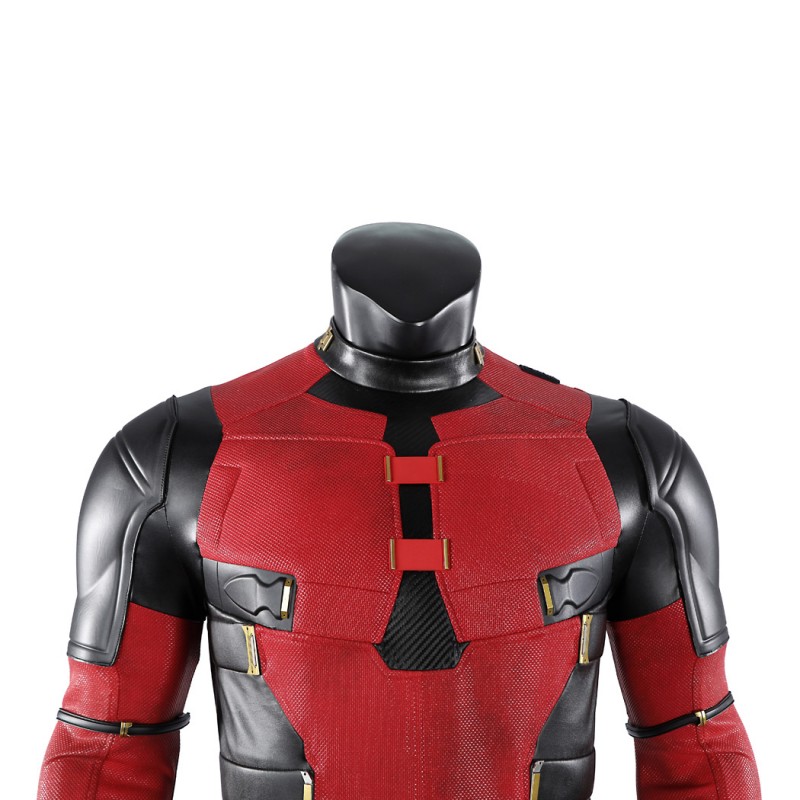 Deadpool 3 Costume Deadpool & Wolverine Halloween Suit Wade Wilson Red Outfits