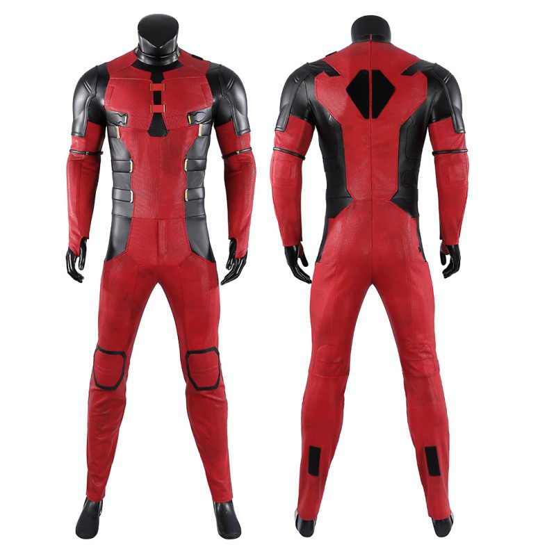Deadpool 3 Costume Deadpool & Wolverine Halloween Suit Wade Wilson Red Outfits
