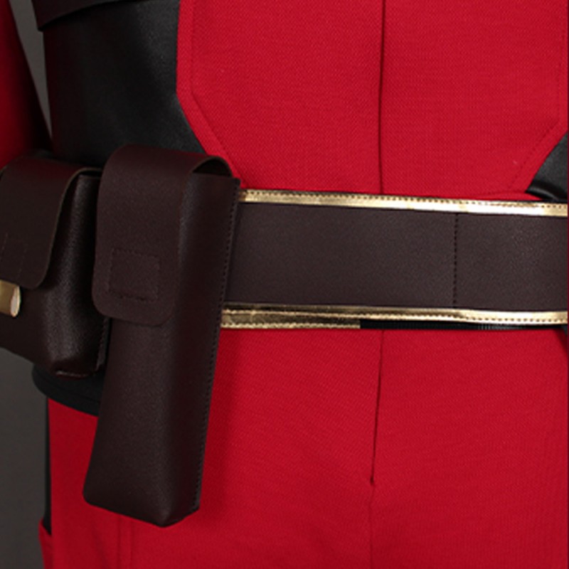 Wade Wilson Cosplay Costume Deadpool 3 Red Halloween Suit